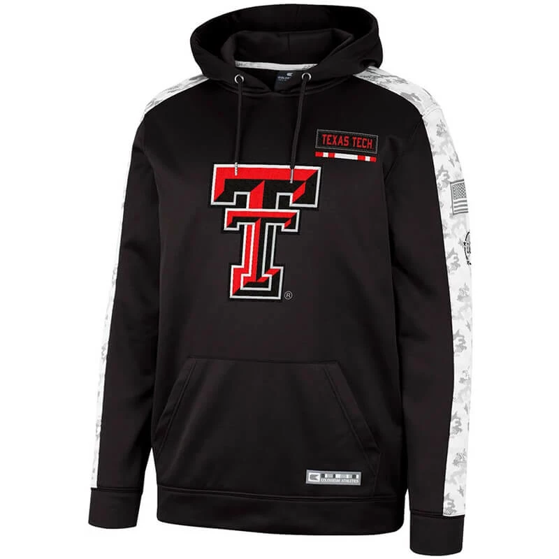 COLO01 Men's Colosseum Texas Tech Snake Eyes Hoodie 3 COLO01 Men's Colosseum Texas Tech Snake Eyes Hoodie