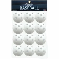 1CHA01 Champion Sports Plastic Baseballs