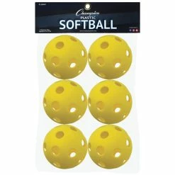 1CHA01 Champion Sports Plastic Softballs