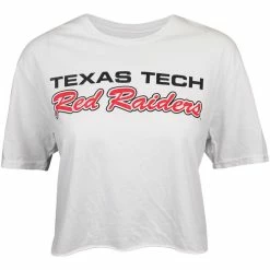 STEP04 Women's Blue 84 Texas Tech Red Raiders Vault Crop Tee