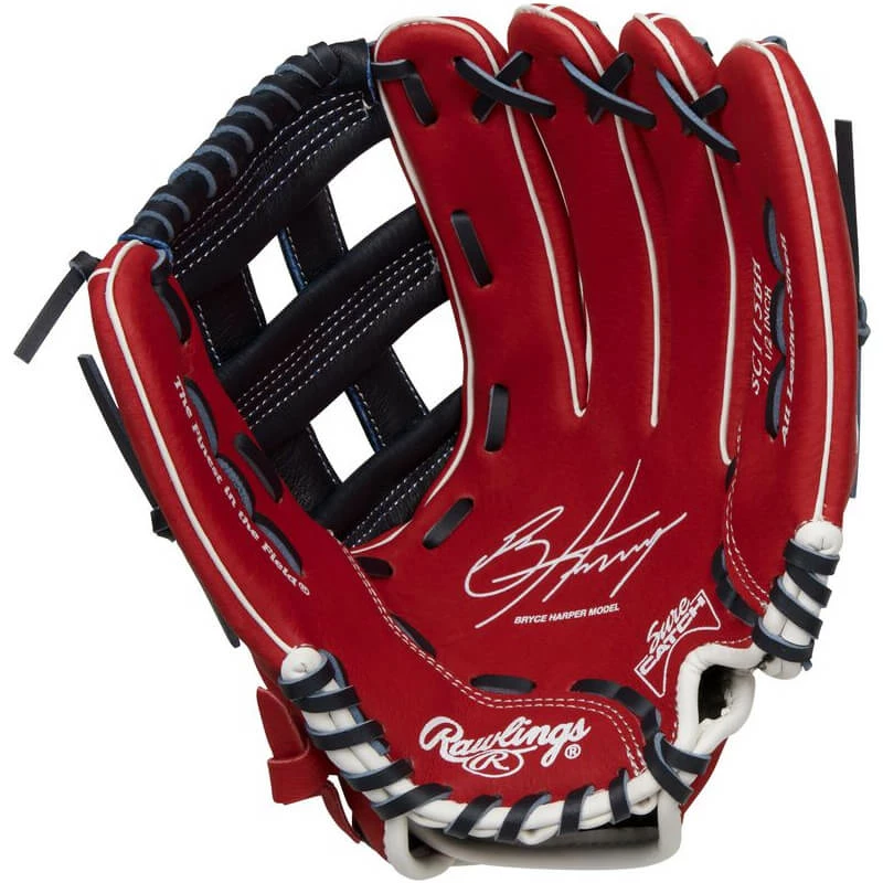 1RAW01 Youth Rawlings Sure Catch 11.5" Bryce Harper Signature Glove 4 1RAW01 Youth Rawlings Sure Catch 11.5" Bryce Harper Signature Glove - Image 2