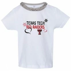 CARDS01 Toddler CSC Texas Tech Red Raiders Ruffle S/S Tee