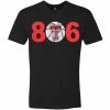 CARDINAL'S TEAM Adult CSC Texas Tech 806 Basketball S/S Tee -Sports Equipment Sales TT755SSBK22