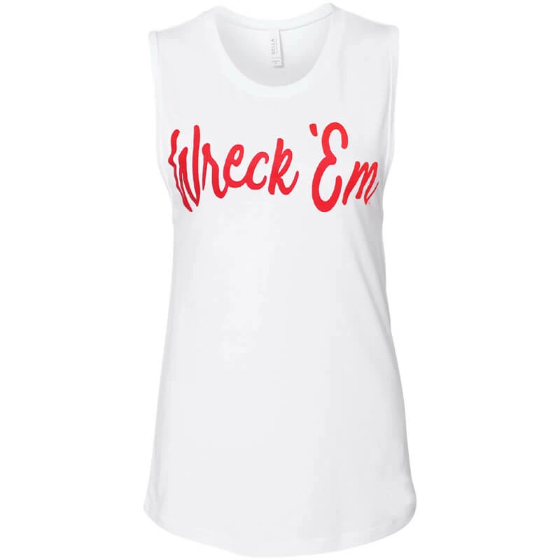 CARDINAL'S TEAM Women's CSC Texas Tech Wreck 'Em Muscle Tank 3 CARDINAL'S TEAM Women's CSC Texas Tech Wreck 'Em Muscle Tank