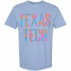 CARDINAL'S TEAM Adult CSC Texas Tech Neon Splatter S/S Tee -Sports Equipment Sales TT760SSWD22