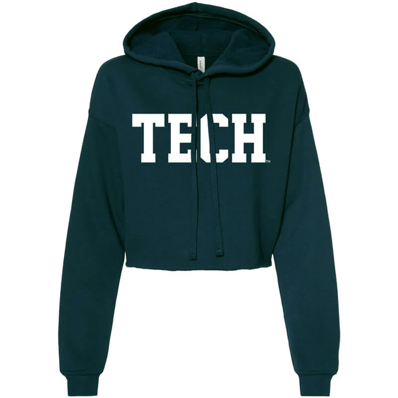 CARDINAL'S TEAM Women's CSC Texas Tech Crop Fleece Hoodie 3 CARDINAL'S TEAM Women's CSC Texas Tech Crop Fleece Hoodie