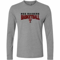 CARDINAL'S TEAM Adult CSC Texas Tech Red Raiders Basketball L/S Tee