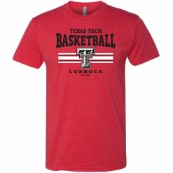 CARDINAL'S TEAM Adult CSC Texas Tech Basketball Double T S/S Tee