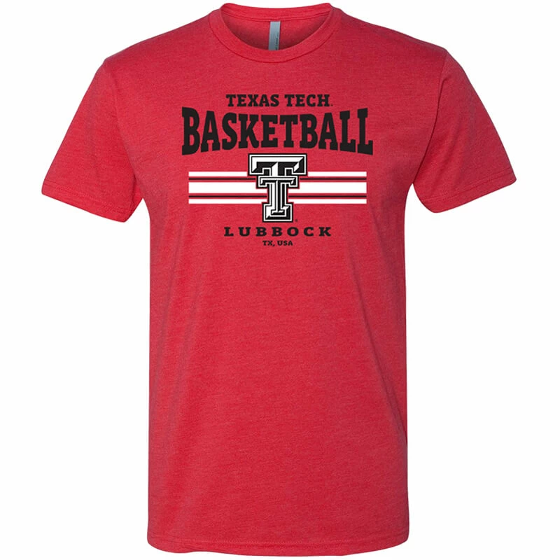 CARDINAL'S TEAM Adult CSC Texas Tech Basketball Double T S/S Tee 3 CARDINAL'S TEAM Adult CSC Texas Tech Basketball Double T S/S Tee