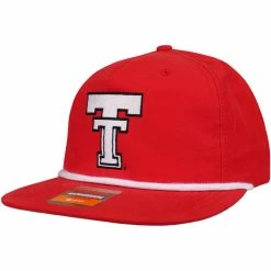 CARDINAL'S TEAM Adult CSC Texas Tech Vault Double T Rope Cap
