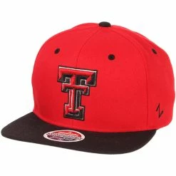ZEPH01 Adult Zephyr Texas Tech Z11 Flat Bill Cap