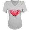 1UND01 Women's Under Armour Texas Tech Guns Up Breezy V-Neck S/S Tee -Sports Equipment Sales UW085398H